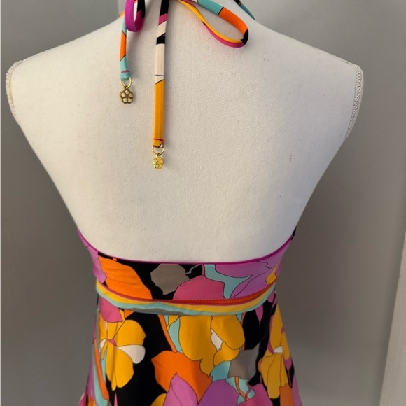 Trina Turk Gemini Womens Hakter Tankini Top sz 8 NWOT - Picture 7 of 12